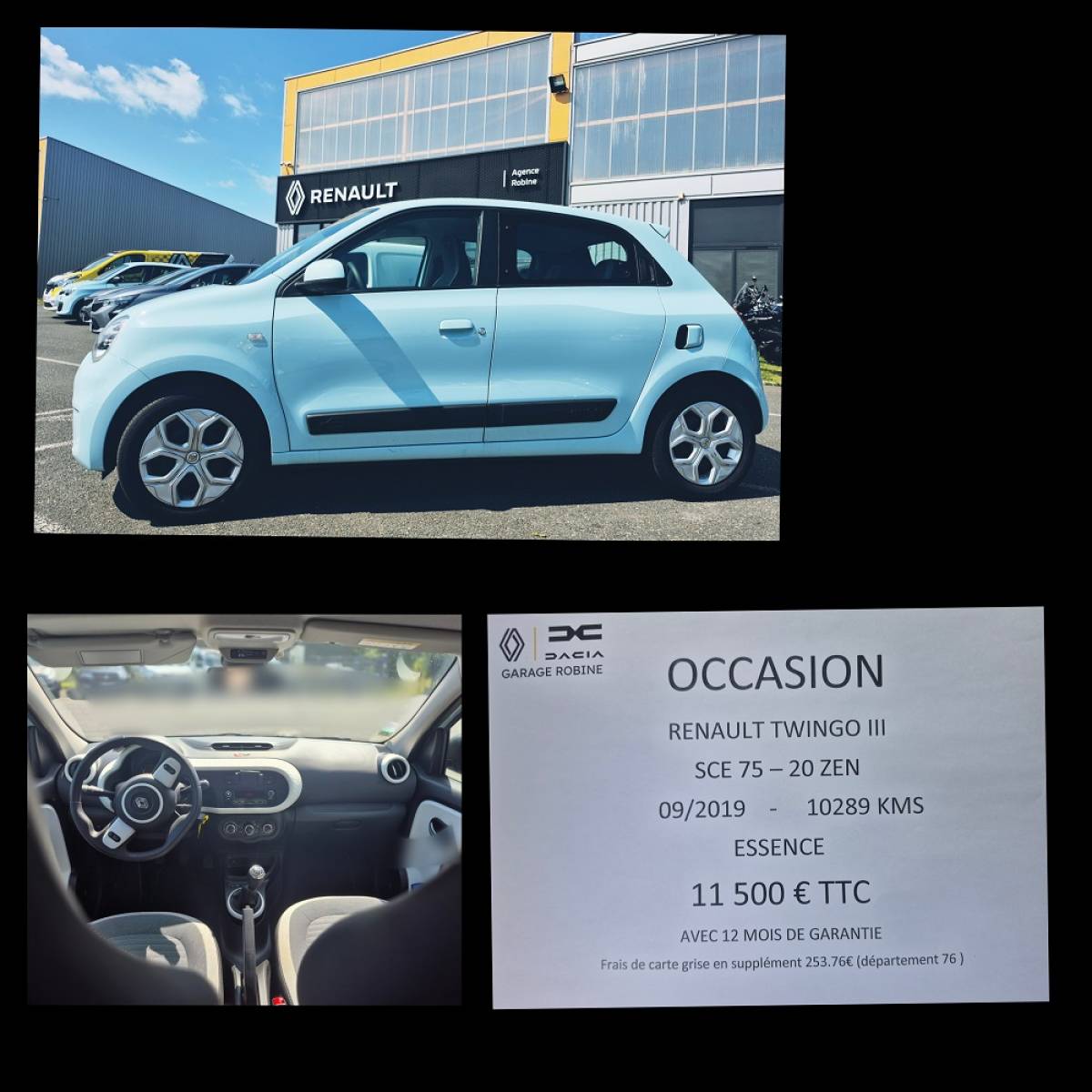 occasion renault twingo essence le havre garage robine